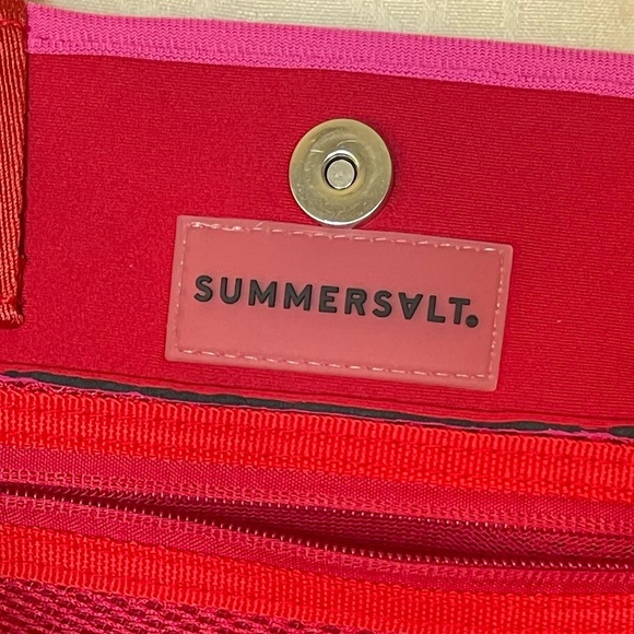 NWOT SummerSalt Beach Tote Pink Red - Picture 9 of 16